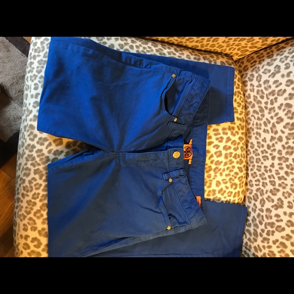 Tory burch crop skinny pant